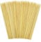 Lot de 100 brochettes en bambou naturel de 30 cm pour barbecue, grill, kabob, apéritif, fruits, smores, cocktail, brunch, fondue, barbecue, bricolage