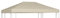 ANNLERA Toldo de cenador 310 g/m² 4x3 m Beige Toldo Pergola Recambio Cubierta Superior Techo Carpa Repuesto Protección Parasol Cubierta Superior De Reemplazo