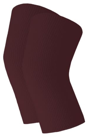 wobera ANGORA elasthisch gestrickte Gelenkwärmer ohne Nähte für Knie, Fußgelenk und Ellenbogen mit 45% Angora mit 45% Angora (Gr. XL, Farbe: bordeaux)