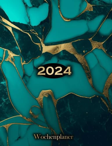 Wochenplaner 2024: Terminkalendar - 1 Woche auf 1 Seiten, Buchkalender Januar bis Dezember 2024, DIN A4 - TO-DO-Listen, NOTIZEN, karierte Extraseiten ... ... und Ziele: Kalender 2024 Zeitmanagement