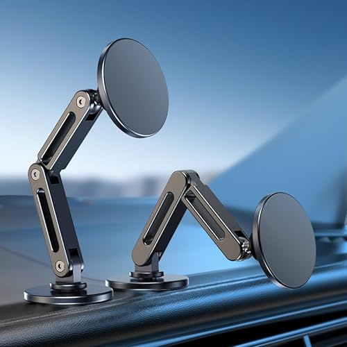 Tesla Model 3/Y Mobile Phone Holder - Aluminium Alloy Car Mount, 360° Rotatable, Sturdy Stand (Pack of 1)