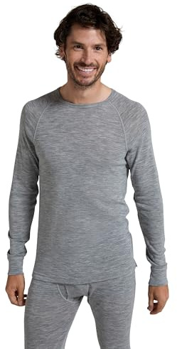 Mountain Warehouse Merino Mens Thermal Baselayer Top Grey 4XL