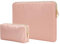 RAINYEAR Housse d'ordinateur Portable pour Nouveau MacBook Pro M3 M2 M1 Puce rembourrée Sac de Transport avec Sac d'accessoires A2337 A2289 A1989 13,3 Pouces Acer Chromebook Spin 513 Sacoche, Rose