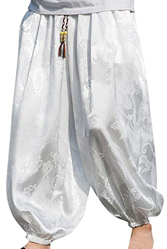 Jogginghose Herren - Freizeithose mit Taschen Modische Warme Hosen Freizeithose Männer Übergrößen Wanderhose Herren Loose Trainingshosen Sportkleidung Warm