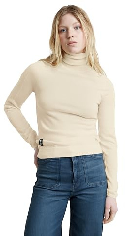 G-STAR Damen Core Slim Turtle Knitted Sweater