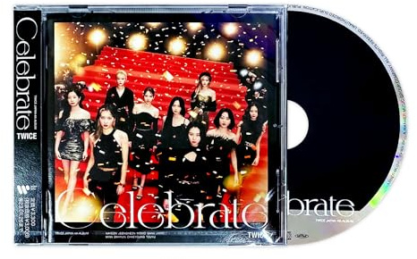 TWICE - Japanese Album [Celebrate] (Stanard Ver.) CD-R + Lyric Book + 1 Photo Card + 1 Hand Mirror + 5 Extra Photos