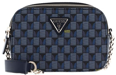 GUESS Vikky II Camera Crossbody Blue Logo