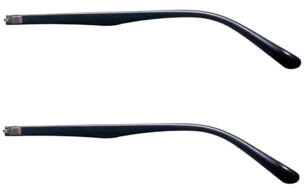 ZEALMAX Brillen Ersatzarme Beine 1 Paar Kunststoff Brille Bügel Bügel Bügel für Brillen Sonnenbrillen Schwarz, mehrfarbig, Medium