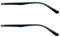 ZEALMAX Brillen Ersatzarme Beine 1 Paar Kunststoff Brille Bügel Bügel Bügel für Brillen Sonnenbrillen Schwarz, mehrfarbig, Medium
