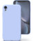 Zuvirelx Glatte Silikon hülle für iPhone XR, Staubbeständig‌, Slim, Taschentauglich‌ Handyhülle Cover Case für Apple iPhone XR - Flieder