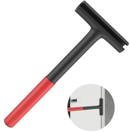 Door Hinge Adjustment Tool, Heavy Hinge Gap Adjusting Wrench for .134 Gauge Commercial Door, Hinge Wrench Tool with Rubber Handle