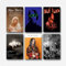 LonGPAN Ein Set von 6 Billie Eilish Music Vintage Cover-Postern