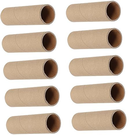 HOMSFOU 15Pcs Round Cardboard Tubes for Crafting Sturdy Paper Rolls for DIY Projects Art and Storage for Schools Home and Office Use for Paint Glue and Creative