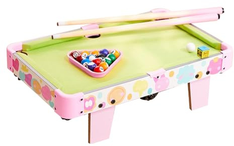Kids Pool Table - Educational Folding Interactive Games, Miniatur-Pool Tables with Ball & Stick, Kids Folding Pools Table Billiard Game for Adults Family Home Indoor Outdoor Living Room Bedroom