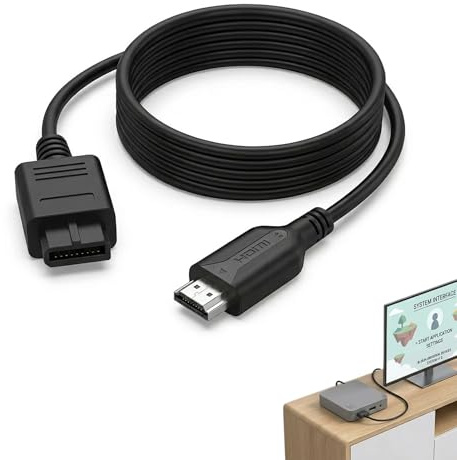 Convertitore HDMI per N64 SNES NGC GameCube 1080p USB Cavo Plug e Play