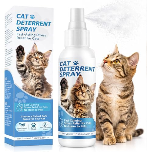 Galitoon Cat Deterrent Spray for Furniture and Carpets, Cat Repellent Spray for Indoor and Outdoor Use, Plant-Based Cat Scratch Deterrent for Sofa, Curtains and Patio