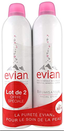 Evian Brumisateur Spray facial 2x300ml
