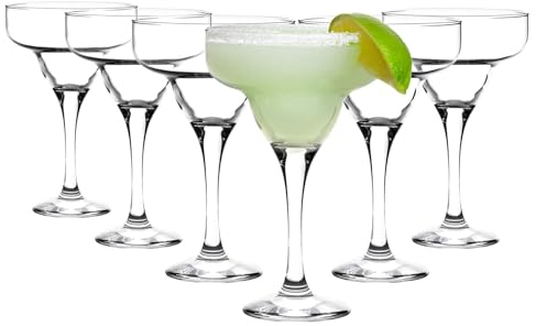 Rink Drink Margarita -Brille - 300ml - Klar - Pack Von 6
