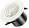 Hon&Guan Ø 75mm Rejilla de Ventilación Redonda, ABS Difusor de Ventilacion de Techo Redondo, Ajustable Difusor de Techo para Baño, Cocina, Chimenea, Horno, Campana Extractora, Blanco