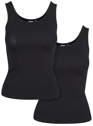 Urban Classics Damen Ladies 2-Pack Basic Stretch Top