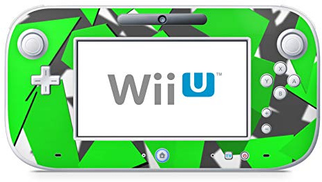 Skins4u Design modding Aufkleber Vinyl Skin Klebe Folie Skins Schutzfolie für Nintendo Wii U Controller Signal Green