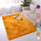 Teppiche Modern Orange Shaggy Teppich Hochflor Langflor 80x140cm, Gemütlich Anti Rutsch für Wohnzimmer Küche Flur Schlafzimmer oder Kinderzimmer