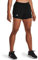 Under Armour Damen Kurz Fly by 2.0 2-In-1-Shorts, Black/Reflective (001), S, 1356200-001