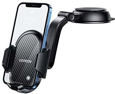UGREEN Supporto Telefono Auto a Ventosa, Porta Cellulare Macchina Universale Compatibile con iPhone 15 14 13, Galaxy S24 Ultra A14 A34, Xiaomi/Redmi note, OPPO ecc.