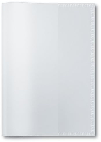 HERMA 19898 Heftumschläge A6 Hoch Transparent Klarsicht, 10 Stück, Hefthüllen aus strapazierfähiger & abwischbarer Polypropylen-Folie, durchsichtige Heftschoner Set für Schulhefte, farblos