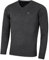 Calvin Klein Herren V-Ausschnitt Soft Cotton Pullover - Charcoal Marl - L