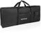 BQKOZFIN 61 Key Keyboard Gig Bag Case, Portable Padded Electric Piano Keyboard Case 600D Oxford Cloth with 10mm Cotton Case Gig Bag (Black)