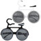 SOIMISS 2St Fahrradbrille lustige Brille trendige Brille Foto-Requisiten Modebrillen schnapsgläser Sonnenbrille Partybrille Brillengestell Weihnachten dekorativer Spiegel Kind Plastik