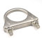 5,1 cm Klemmen, robust, 5,1 cm, Edelstahl, U-Bolzen, Auspuffschelle für Rohre (51 mm)