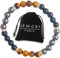 ARMONY PARIS Armband aus Naturstein | Ausgeglichenheit und Gelassenheit | Wohlbefinden | Chakren | für Damen und Herren | Premium-Qualität und absoluter Komfort | Tigeraugenperlen Hämatit Obsidian