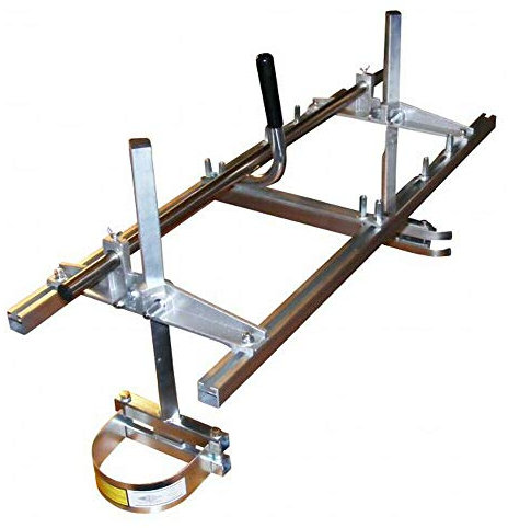 Chainsaw Mill 48 Zoll Kettensägenmühle Mobiles Sägewerk Holz Motorsäge für 18'' bis 48'' Kettensäge Mühle, Tragbare Beplankung Fräsen Aluminium Stahl Kettensäge Zubehör Werkzeuge