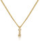 GD GOOD.designs Kette Buchstabe I Gold für Damen I 18K vergoldete Halskette mit Zirkonia Initialien I Goldene 316L Edelstahl Buchstabenkette (Buchstabe I) - Valentinstag-Geschenk für Sie und Ihn
