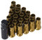 KIMISS Radmuttern, Universal 20 Stück M12x1,25 Metall Radmuttern Universal Autozubehör(Gold)