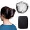 ZefeqCo Haarnetz – 100 Stück – 61 cm unsichtbare Nylon-Haarnetze für Damen und Herren – perfekt für Haarknoten, Schlafen & Küchen-Lebensmittelservice – Schwarz, Schwarz, Standard