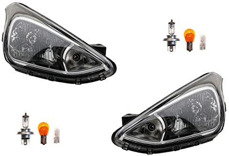 Johns, Scheinwerfer passend für Hyundai i10 12/13- Links & Rechts Satz mit Leuchtmittel