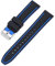 BBZ silicone watch strap 20mm compatible avec Omega X Swatch Moon Watches Men Women，Vivoactive 3, Forerunner 245/645, Vivomove HR, Galaxy Watch