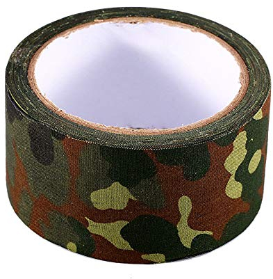 BOROCO 10m Wasserdichtes Bionisches Klebeband Tarnband für die Jagd im Freien (German Spot Camouflage)