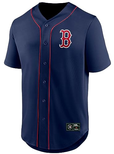 Fanatics - MLB Boston Red Sox Core Franchise Jersey Hemd Farbe Blau, Größe XL