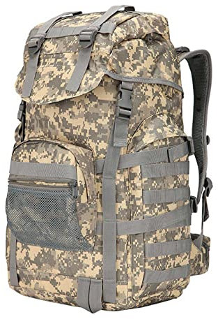 FLYIFE Reiserucksack 55L Trekkingrucksack Groß Kapazität Wasserdicht Camping Toplader Wanderrucksack Damen Herren Backpacker Rucksack,Daypack Multifunktionale Ripstop und undurchlässig