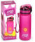 schmatzfatz Gourde Sport, Bouteille d'Eau Sport qui Garde l'Eau Froide, Gourdes pour Adultes, Enfants, Gourde en Plastique Sans BPA, Etanches pour Homme, Femme, Gourde dEau, Sans Paille, 400ml, Violet