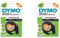 DYMO Original LetraTag Bügeletiketten | schwarz auf weiß | 12 mm x 2 m | Stoffetikettenband für LetraTag-Beschriftungsgerät (Packung mit 2)