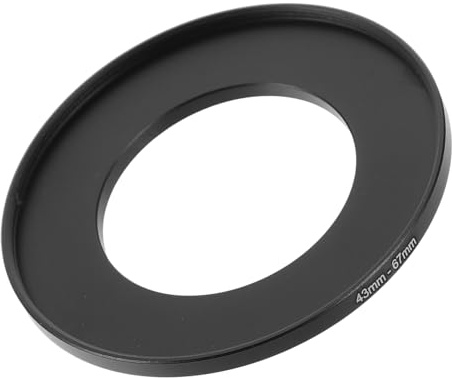 43mm UV 67mm Aluminium Adapterring aus Filter für Kameraobjektive | Leicht und Tragbar, Einfacher Filterwechsel, Schwarz, für Reise und Zubehör an Objektiven Hersteller