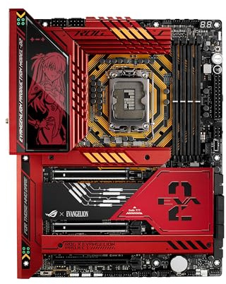 ASUS ROG MAXIMUS Z790 HERO EVA-02 EDITION LGA 1700(Intel® 13th &12th Gen) ATX Gamining motherboard(DDR5, 5x M.2 slots,PCIe 5.0 x16 with Q-Release,Wi-Fi 6E, 2xThunderbolt 4, USB 20G Type-C front-panel)