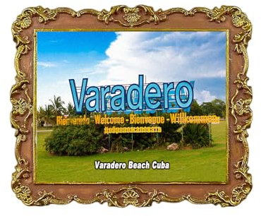 Varadero Kühlschrankmagnet Strand Kuba 3D Reise Souvenir Kühlschrank Dekoration Magnetischer Aufkleber Craft Collection
