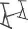 OUKMIC Z Style Adjustable & Portable Heavy Duty Music Stand for Piano Keyboards, Fits 49/61/76/88 Keys, Folding for Travel & Storage