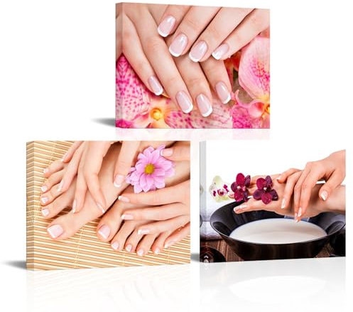 AoArtWZ Hands Spa Bild Malerei Schönheitssalon Maniküre Konzept Poster Moderne Massage Salon Badezimmer Dekor
